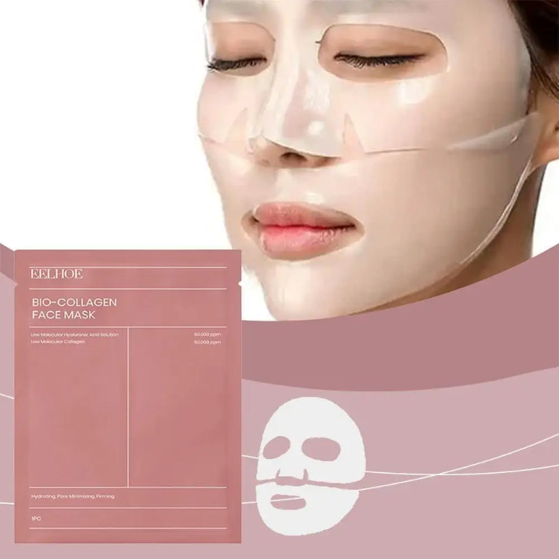 Collagen firming face mask for shrink pores, deep hydration, brightening and moisturizing skincare