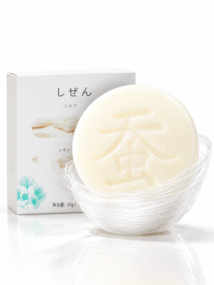 Goat Milk Silk-Style Cleansing Soap Bar – 60g
