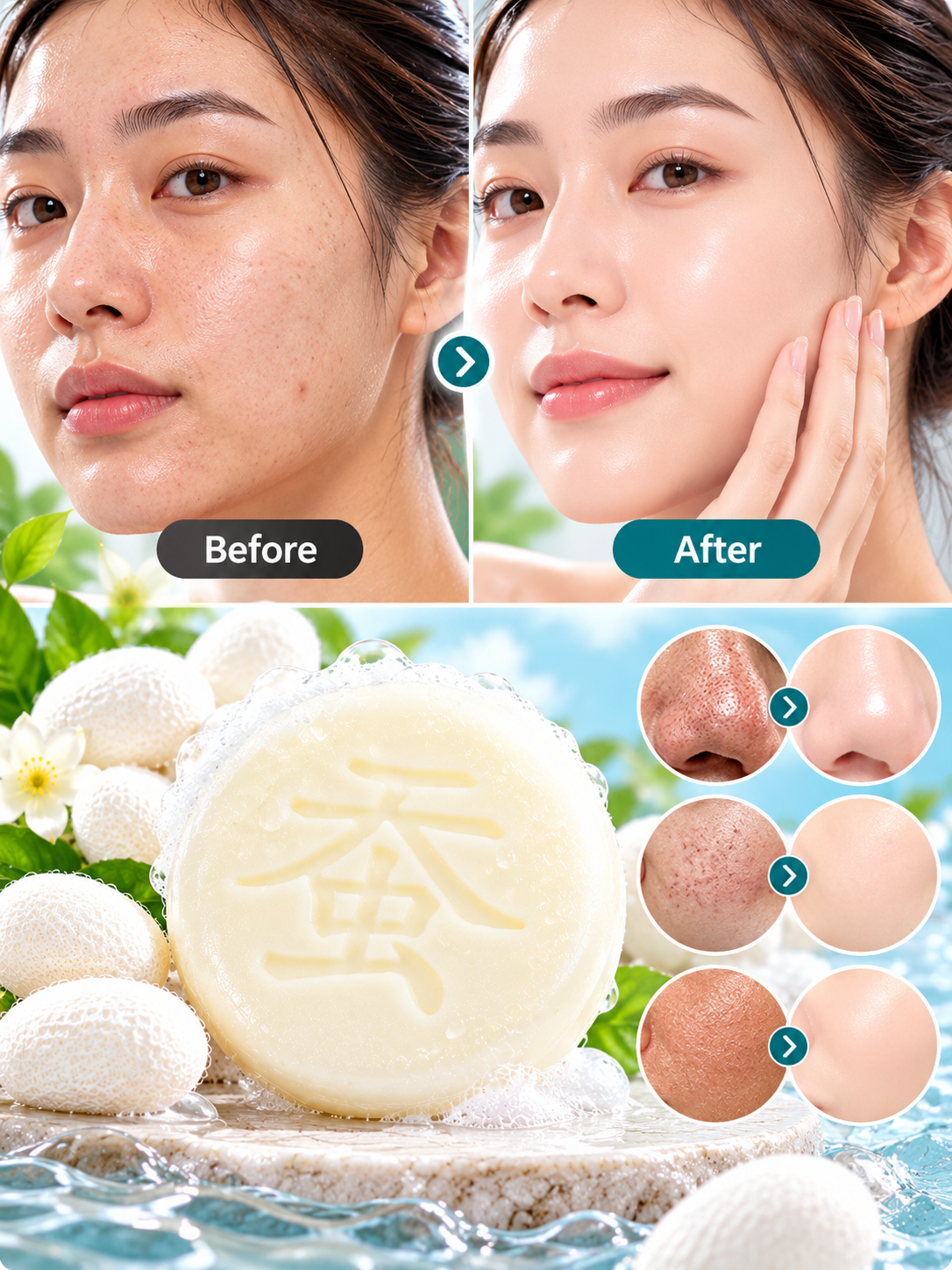 Goat Milk Silk-Style Cleansing Soap Bar – 60g