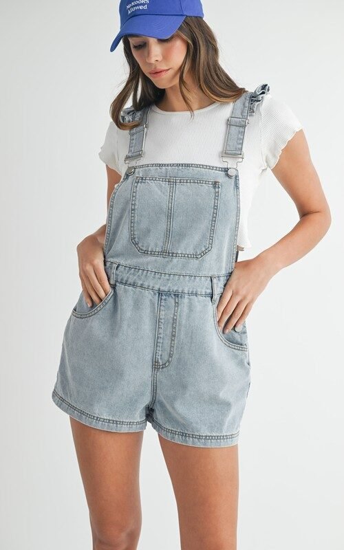 Denim Romper