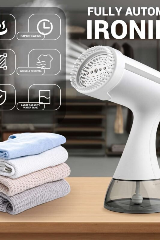 SteamPro Go 1500W portable clothes steamer for travel and home use