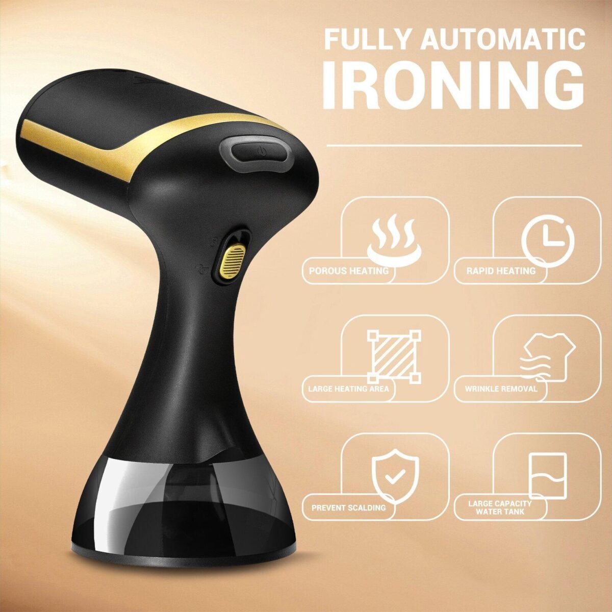 SteamPro Go - 1500W Portable Garment Steamer - Image 5