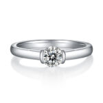 The Petite™ | 0.5 Carat Moissanite Solitaire Ring - Image 2