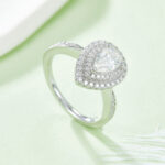 The Serene™ | Pear-Shaped Moissanite Solitaire Ring - Image 6