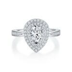 The Serene™ | Pear-Shaped Moissanite Solitaire Ring - Image 2