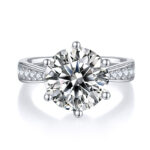 The Empress™ | 5 Carat Moissanite Engagement Ring - Image 2