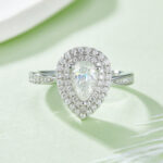 The Serene™ | Pear-Shaped Moissanite Solitaire Ring - Image 4