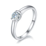 The Petite™ | 0.5 Carat Moissanite Solitaire Ring