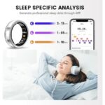 2025 New Smart Ring For Women Luxury Elegant Diamond Ring With Visible Tech Core Heart Rate Sleep Tracker Fitness Health Monitor IP68 Waterproof  Compatible - Image 5