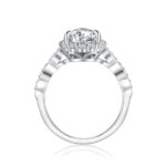The Elara™ | Pear Shaped Moissanite Diamond Ring - Image 4