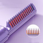 Professional Wireless Hair Straightener Curler Comb Fast Heating Negative Ion Straightening Curling Brush Hair Styling Tools - Image 3